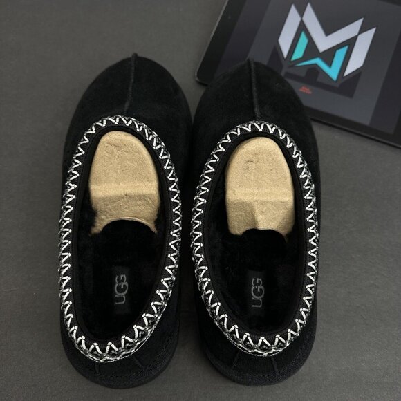 UGG Tasman Slippers Black Suede Men’s Sizes - Picture 3 of 12